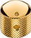 Schaller Dome knob Gold