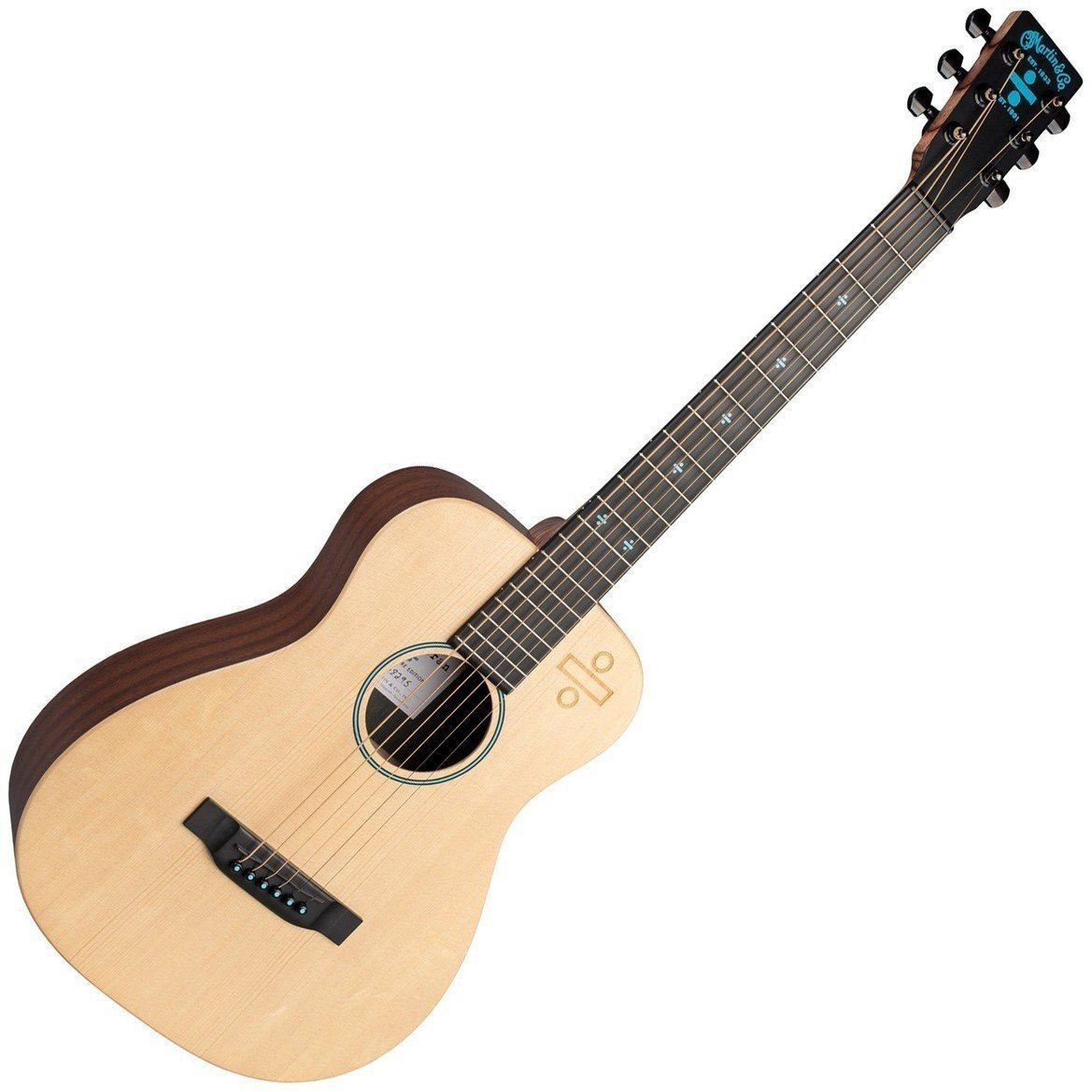 Guitarra eletroacústica de assinatura Martin Ed Sheeran 3 Divide Signature Edition Little Martin Acoustic-Electric