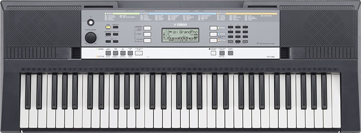 Tastatur uden berøringsrespons Yamaha YPT-240