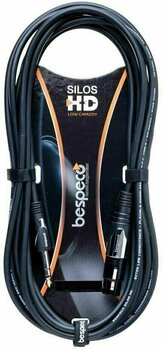 Microphone Cable Bespeco HDSF100 Black 100 cm - 1
