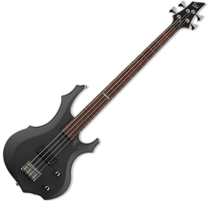 Elektromos basszusgitár ESP LTD F-54 Black Satin