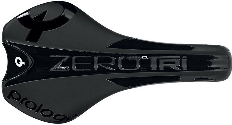 Șa bicicletă Prologo Zero TRI PAS Hard Black T2.0 (aliaj crom Molibdenj) Șa bicicletă