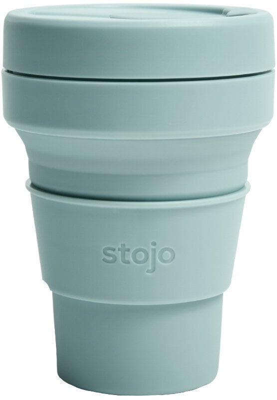 Thermo Mug, Cup Stojo Pocket Aquamarine 355 ml Mug