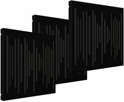 Diffuseur Acoustiques Vicoustic VicPattern Ultra Wavewood Black Mat - 1