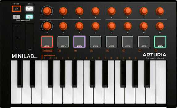 Claviatură MIDI Arturia MiniLab MKII ORG - 1