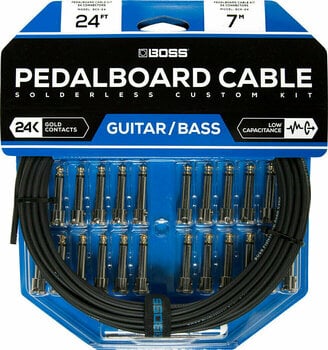 Adapter/Patch Cable Boss BCK-24 Black Angled - Angled - 1