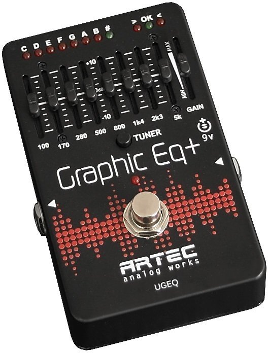 Efectos de guitarra Artec UGEQ UFX Graphic Equalizer & Chromatic Tuner