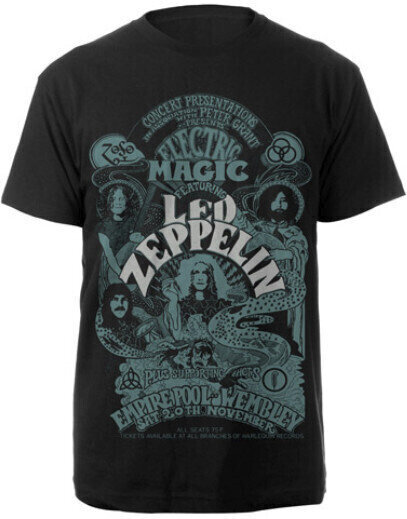 Tričko Led Zeppelin Electric Magic Black XL Tričko