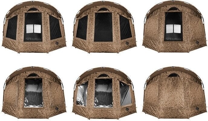 Bivvy / Shelter Delphin Front Wall Windows C3 LUX