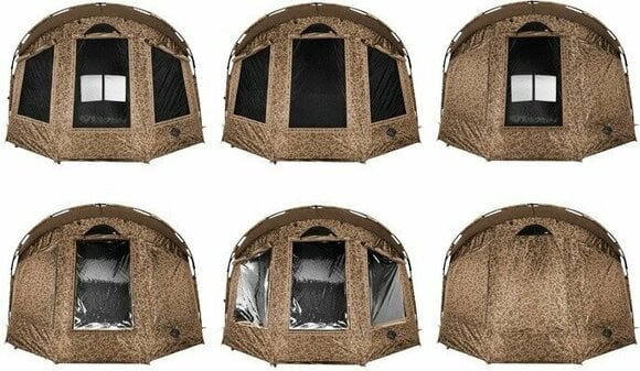 Bivvy / Shelter Delphin Front Wall Windows C3 LUX - 1