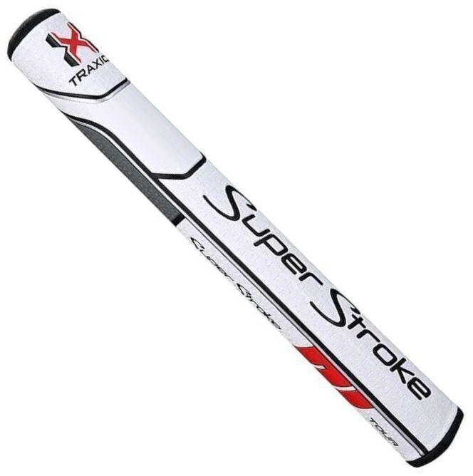 Golfschlägergriff Superstroke Traxion Tour XL+ 3.0 Putter Grip White/Red/Grey