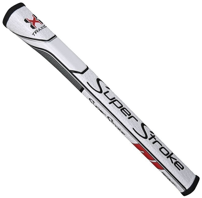 Grips Superstroke Traxion Pistol GT Putter Grip White/Red/Grey Tour