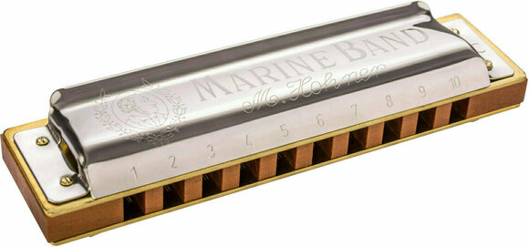 Diatonic harmonica Hohner Marine Band 1896/20 C - 1