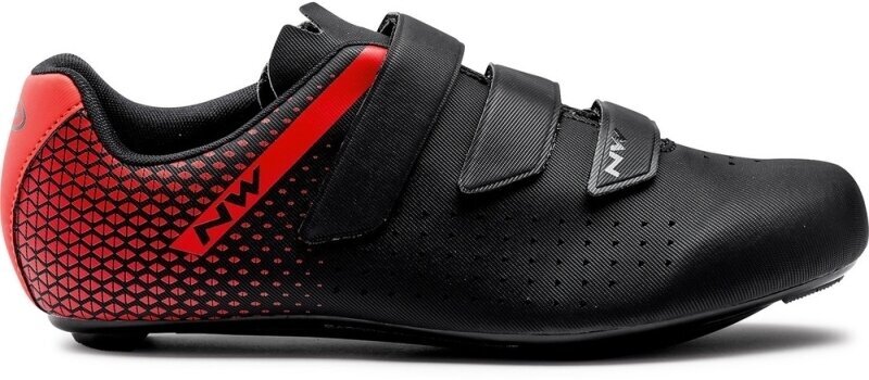 Heren fietsschoenen Northwave Core 2 Shoes Black/Red 38 Heren fietsschoenen