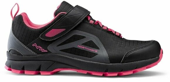 Дамски обувки за колоездене Northwave Womens Escape Evo Shoes Black/Fuchsia 43 Дамски обувки за колоездене - 1