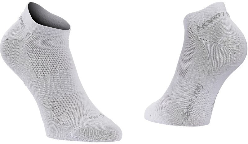 Чорапи за колоездене Northwave Ghost 2 Sock White XS Чорапи за колоездене