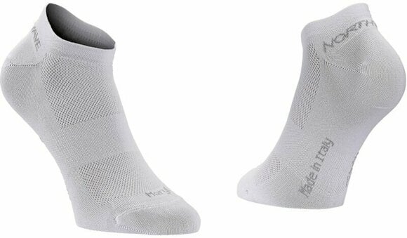 Cyklo ponožky Northwave Ghost 2 Sock White XS Cyklo ponožky - 1