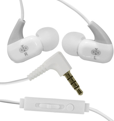 In-Ear Headphones Jabees WE102M White