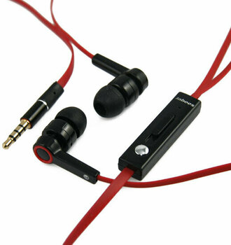 Ecouteurs intra-auriculaires Jabees WE104M Black Red - 1