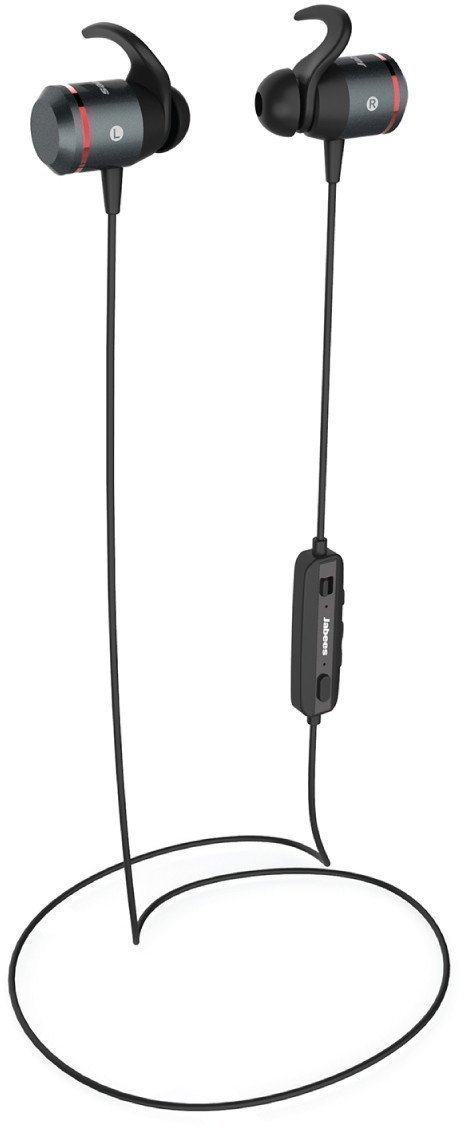 Wireless In-ear headphones Jabees AMPSound Black-Red