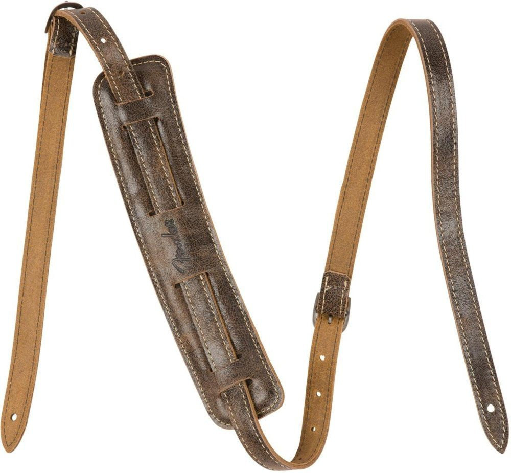 Gitarový pás Fender Vintage-Style Distressed Leather Strap Brown
