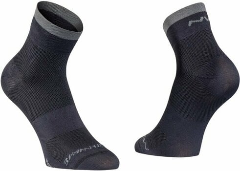 Kolesarske nogavice Northwave Origin High Sock Black/Dark Grey XS Kolesarske nogavice - 1