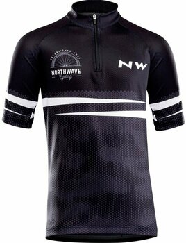 Cykeltröja Northwave Juniors Origin Jersey Short Sleeve Jersey Black 10 - 1