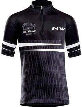 Pyöräilypaita Northwave Juniors Origin Jersey Short Sleeve Pelipaita Black 8 - 1