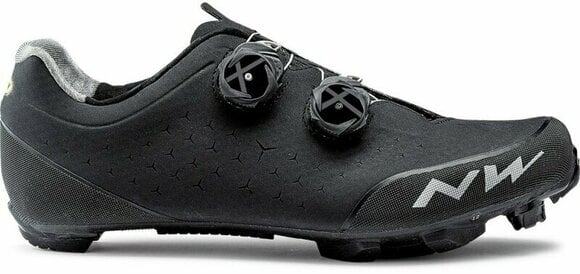 Men's Cycling Shoes Northwave Rebel 2 Shoes Black 40,5 Men's Cycling Shoes - 1