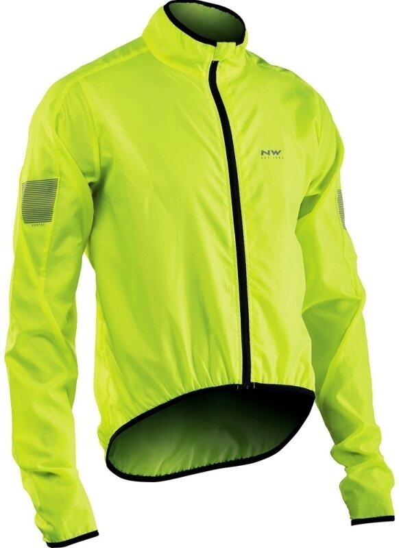 Chaqueta de ciclismo, chaleco Northwave Vortex Jacket Yellow Fluo 3XL Chaqueta