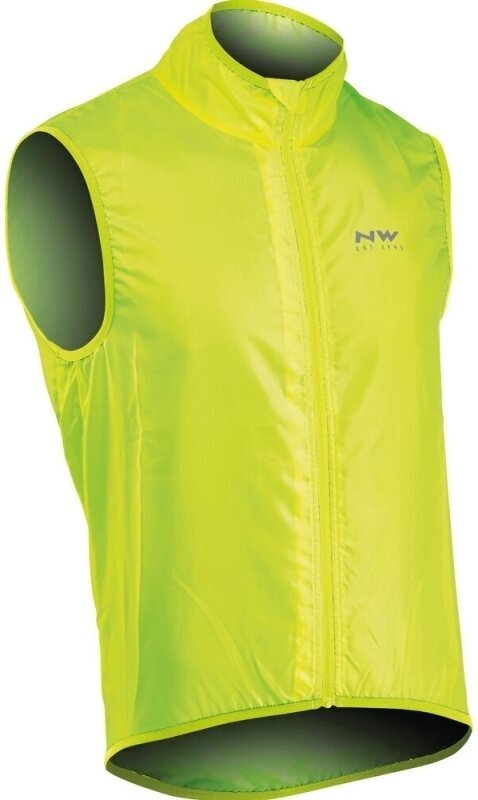 Kerékpár kabát, mellény Northwave Vortex Vest Yellow Fluo 2XL Mellény