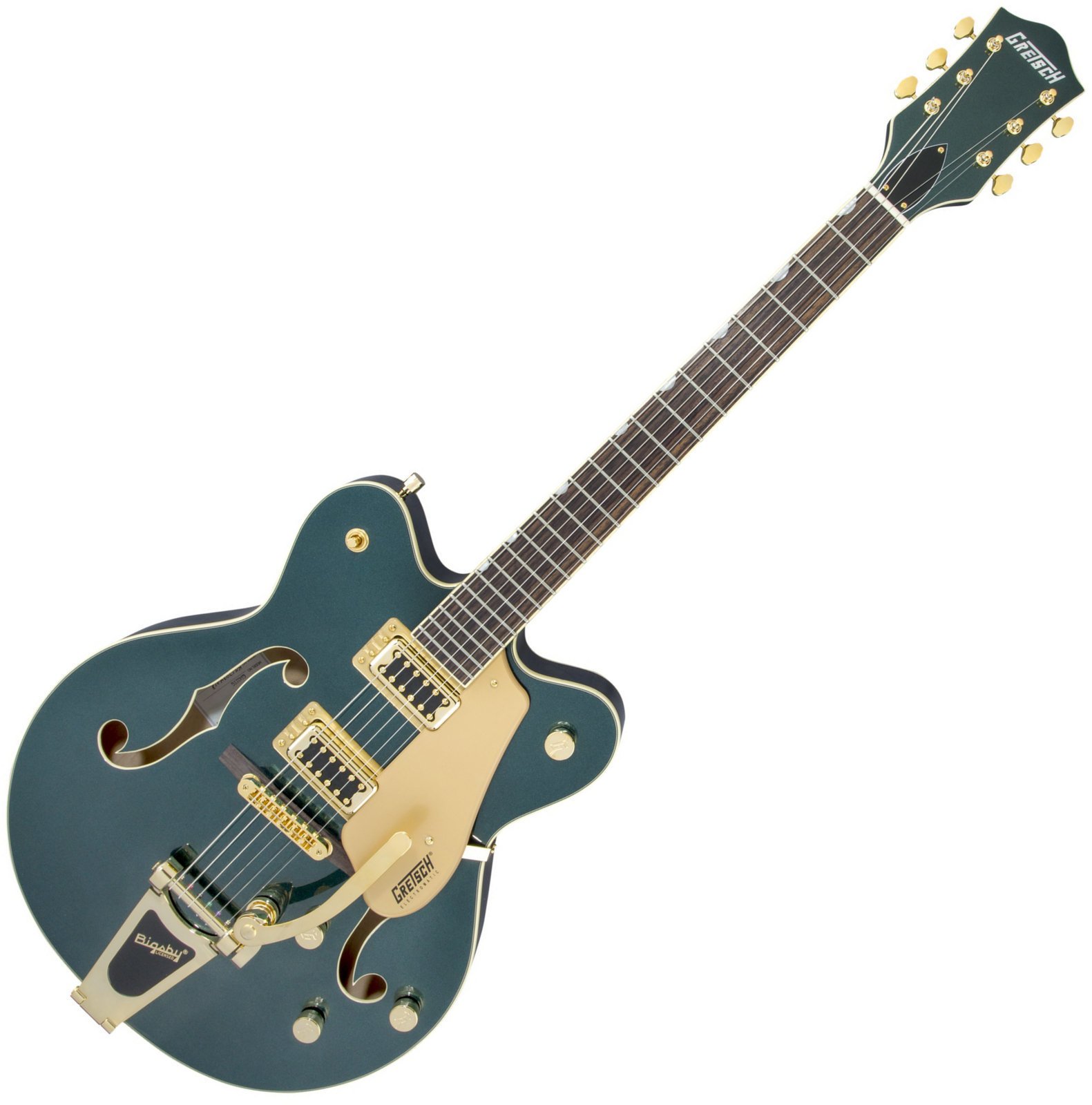 Jazz kitara (polakustična) Gretsch G5422TG Electromatic Double-cut Hollow Body with Bigsby Cadillac Green