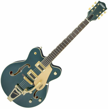 Jazz kitara (polakustična) Gretsch G5422TG Electromatic Double-cut Hollow Body with Bigsby Cadillac Green - 1
