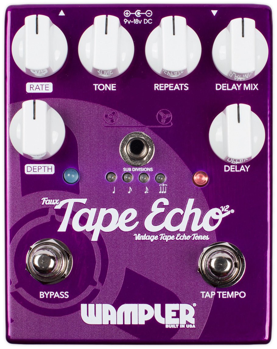Guitar Effect Wampler Faux Tape Echo V2