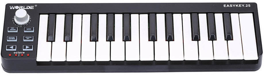 MIDI toetsenbord Worlde EASYKEY