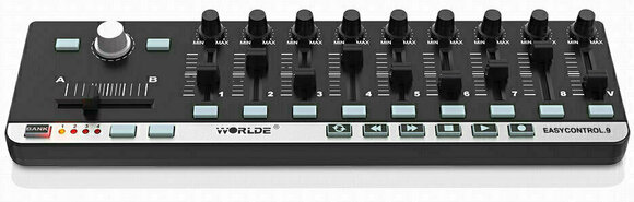MIDI Ελεγκτής MIDI Χειριστήριο Worlde EASYCONTROL-9 - 1