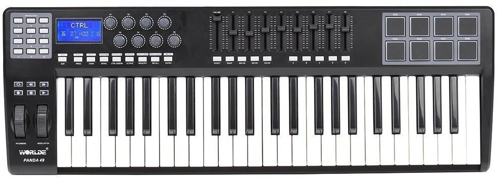 MIDI toetsenbord Worlde PANDA-49