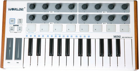 MIDI toetsenbord Worlde MINI - 1
