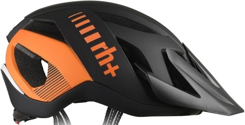 Bike Helmet RH+ 3in1 Matt Black-Matt Orange L/XL (57-61 cm) Bike Helmet