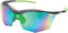 Óculos de ciclismo RH+ Ultra Stylus Neon Green/Dark Grey/Orange/Green Flash Green/Violet Óculos de ciclismo