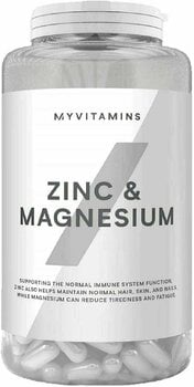 Vápník, Magnézium, Zinek MyVitamins Zinc & Magnesium 90 Capsules Vápník, Magnézium, Zinek - 1