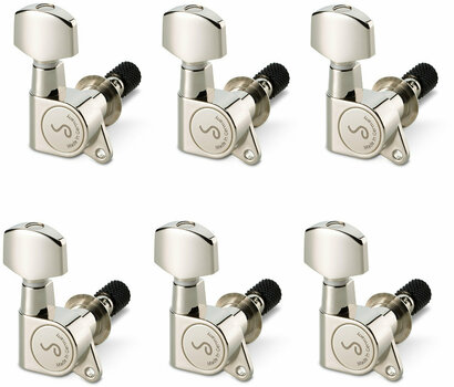 Gitár hangolókulcs Schaller M6 135 Right Locking 18,0 Chrome 6 pack - 1