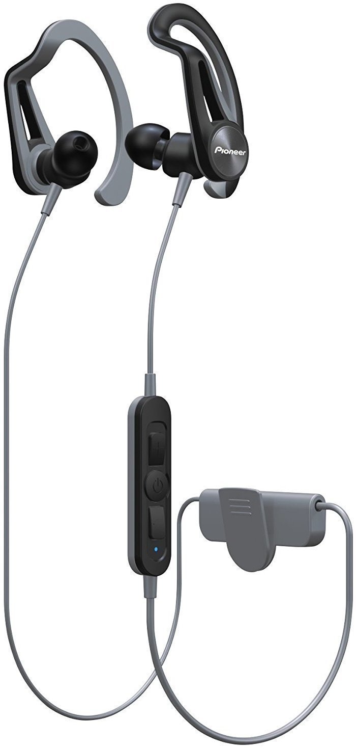 Vezeték nélküli fejhallgató fülhurkot Pioneer SE-E7BT Szürke