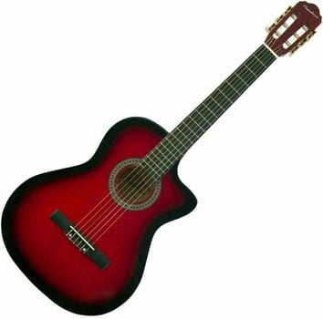Classical guitar Pasadena SC041C 4/4 Red Burst - 1