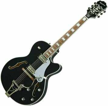 Semi-Acoustic Guitar Epiphone Emperor Swingster Black Aged Gloss - 1