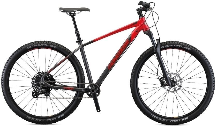Bicicleta rígida Mongoose Tyax Pro Shimano SLX RD-7100 1x12 Rojo L