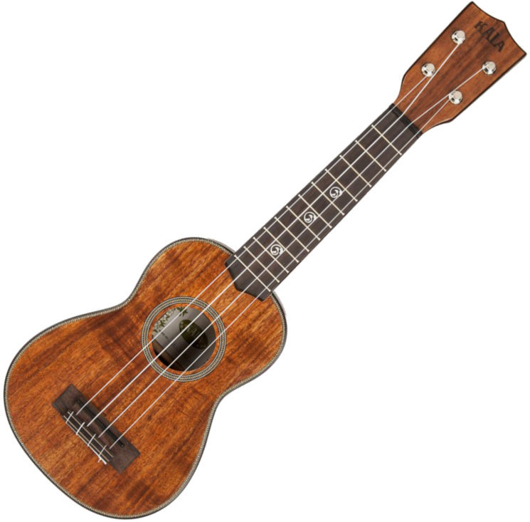 Koncertni ukulele Kala Solid Acacia Soprano with Case