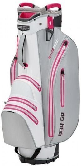 Cart Bag Bennington Dry 14+1 GO Silver/White/Pink Cart Bag