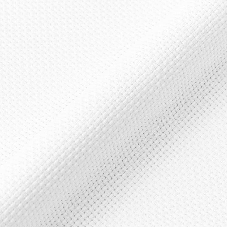 Stoff DMC Aida 45 cm Weiß Stoff
