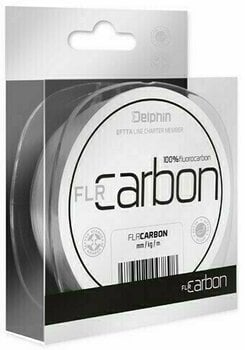 Fishing Line Delphin FLR Carbon 100% Fluorocarbon Clear 0,26 mm 10,6 lbs 20 m Line - 1